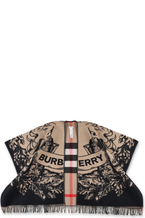 Fashion for Women Burberry London Reversible Check Wool Cape