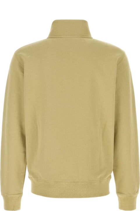 Maison Kitsuné لـ Kids Maison Kitsuné Sage Green Cotton Sweatshirt