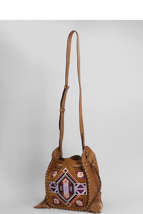 Isabel Marant for Women Isabel Marant Mini Silao Shoulder Bag In Leather Color Suede And Leather