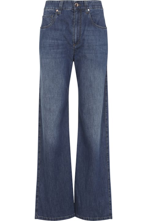 Homeware Brunello Cucinelli Wide Leg Jeans