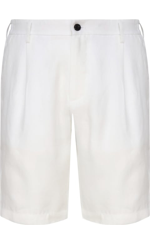 Fashion for Men Eleventy Linen Bermuda Shorts