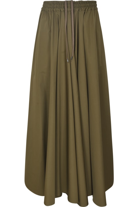 Aspesi Clothing for Women Aspesi Elastic Drawstring Waist Plain Skirt