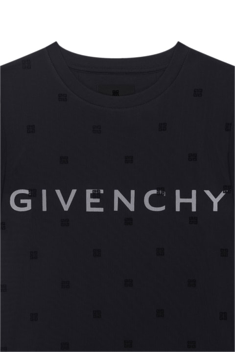 Givenchy for Women Givenchy Cotton And Tulle T-shirt