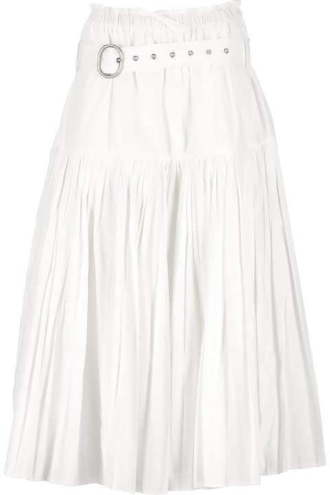 Jil Sander for Women Jil Sander Long Pleated Skirt