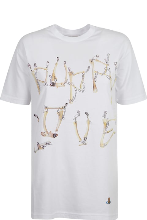 Vivienne Westwood Topwear for Women Vivienne Westwood Bones 'n Chain Classic T-shirt