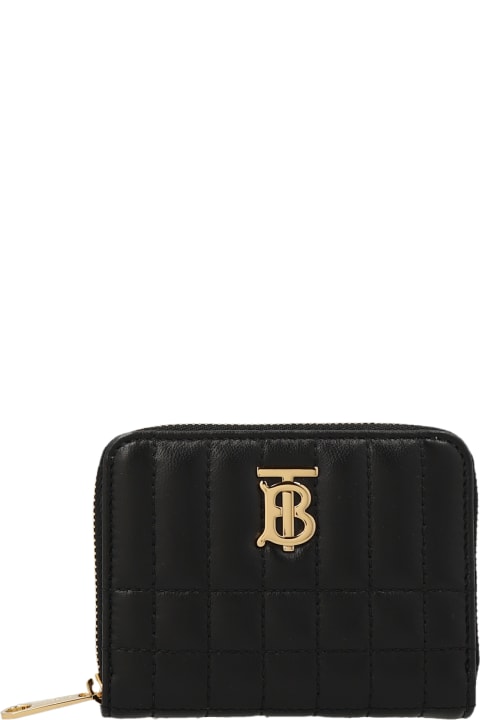 Logo Quilted Wallet