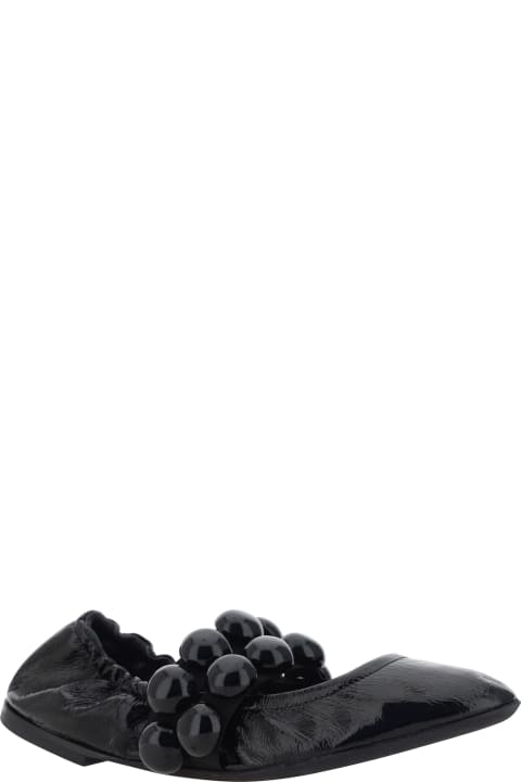 Homeware Alaia Sphere Leather Mary Jane Flats