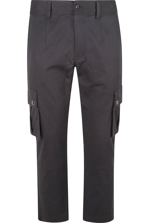 Pants for Men Dolce & Gabbana Logo Patch Cropped Cargo Pants