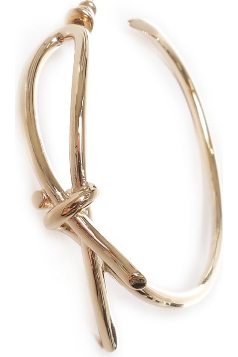 【送料&関税込】Ferragamo Hoop Earrings With Knot Ferragamo Hoop Earrings With Knot | italist