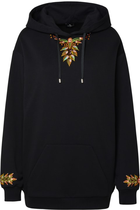 Etro Fleeces & Tracksuits for Women Etro Black Cotton Sweatshirt