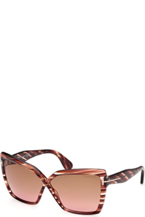 Tom Ford Eyewear Eyewear for Women Tom Ford Eyewear Ft11956354f - Avana Rossa / Marrone Grad