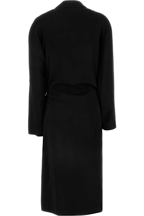 Loewe Coats & Jackets for Women Loewe Black Stretch Cady Dress