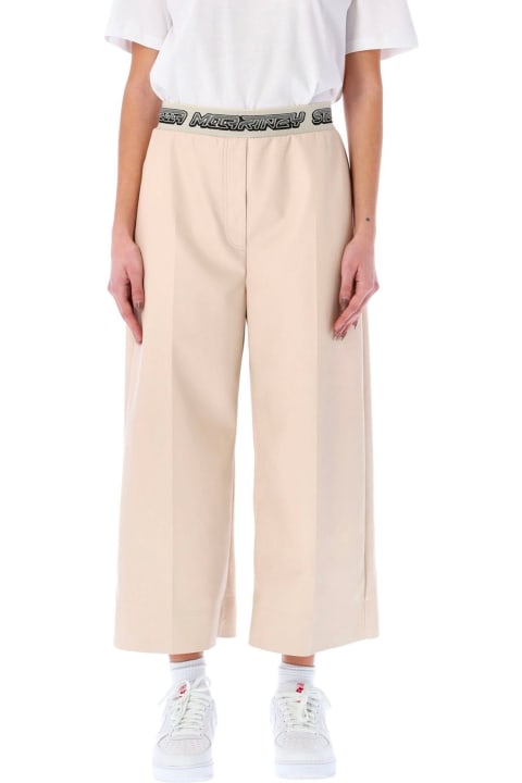 Stella McCartney Pants & Shorts for Women Stella McCartney Cropped Logo Pants