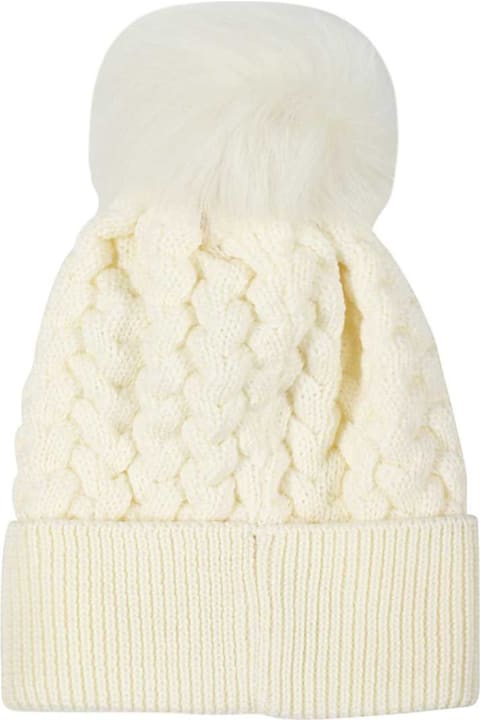 Parajumpers Hats for Women Parajumpers Knitted Beanie With Pom-pom