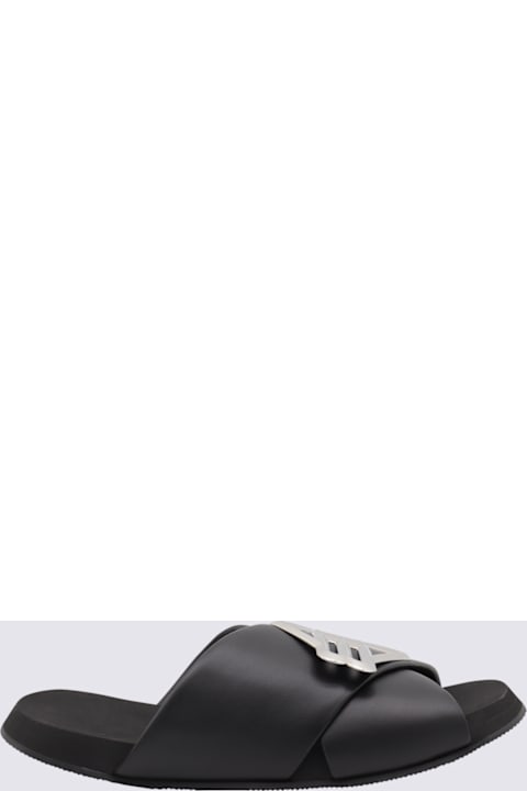 Balenciaga Shoes for Men Balenciaga Black Leather Flats