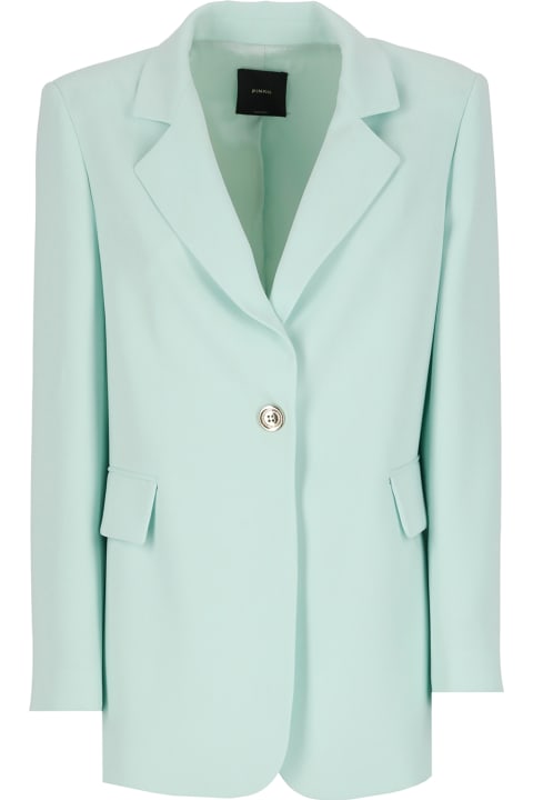 Pinko Coats & Jackets for Women Pinko Signum Single-breasted Viscose Blazer