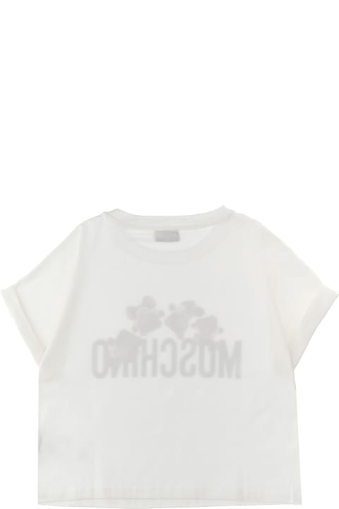 Moschino for Kids Moschino Logo Print T-shirt + Leggings Set