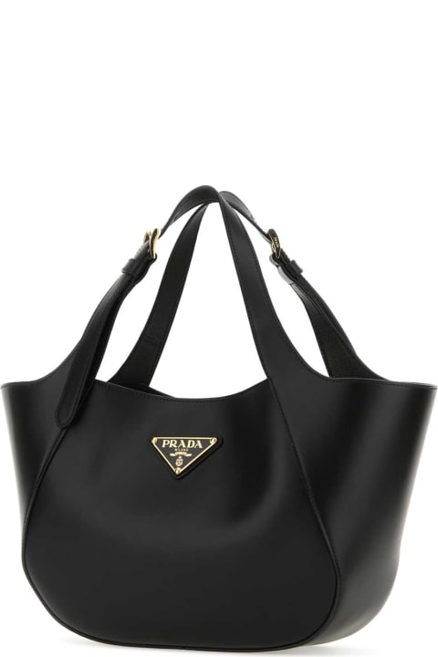 Bags for Women Prada Black Leather Handbag
