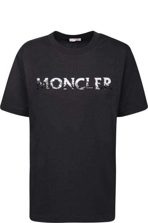 Moncler for Women Moncler Sequin Logo T-shirt