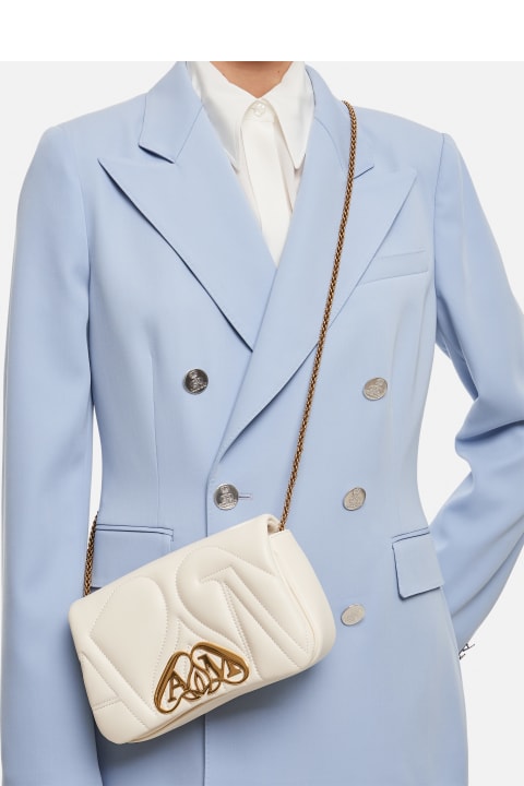 Bags for Women Alexander McQueen Mini Seal Leather Shoulder Bag