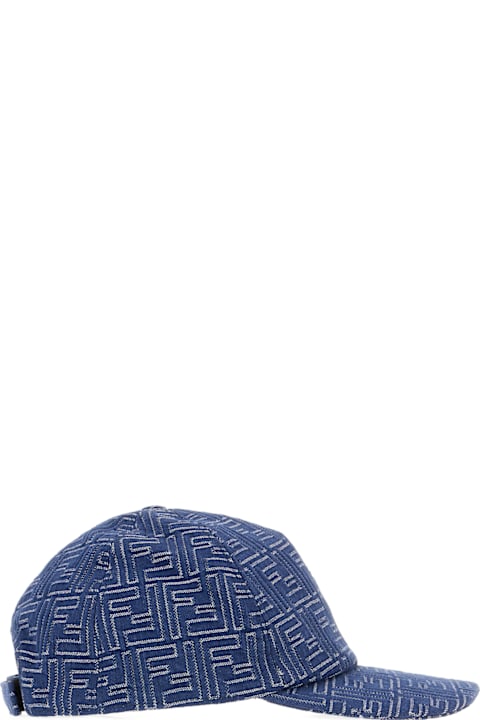 Fendi Hats for Men Fendi Embroidered Cotton Baseball Cap