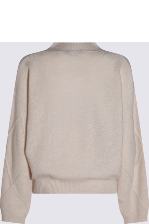 Cruciani for Women Cruciani Cream Wool Knitwear