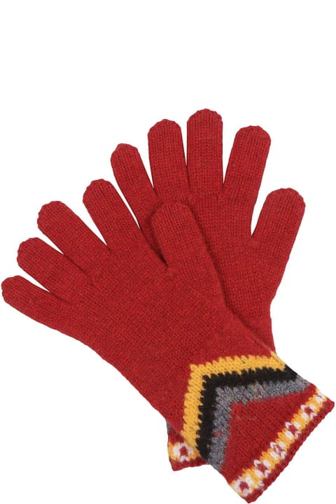Alanui for Women Alanui Detailed Knit Gloves