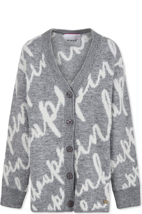 Homeware Pinko Grey Cardigan For Girl