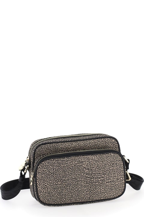 Fashion for Women Borbonese Camera Case Bag With Op Motif Borbonese