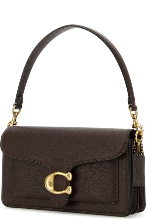 Coach for Women Coach Chocolate Leather Tabby 26 Handbag