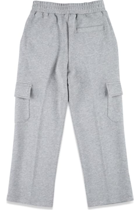 Bottoms for Girls Golden Goose Journey/unisex Cargo Jogging Pants/ Melange Cotton W Embroidery