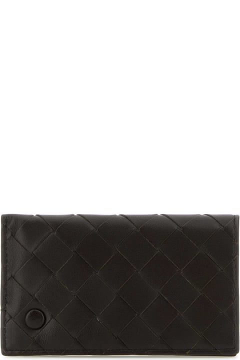 Fashion for Women Bottega Veneta Dark Brown Nappa Leather Card Holder