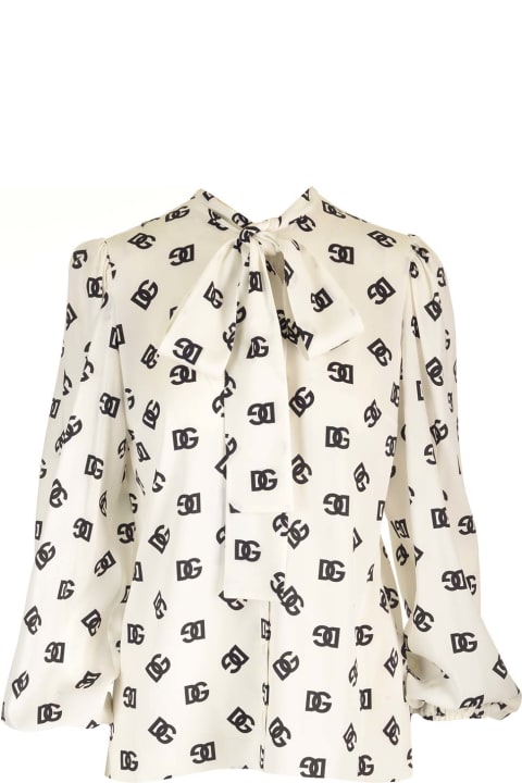 Dolce & Gabbana Clothing for Women Dolce & Gabbana Shirt With All-over Dg Print