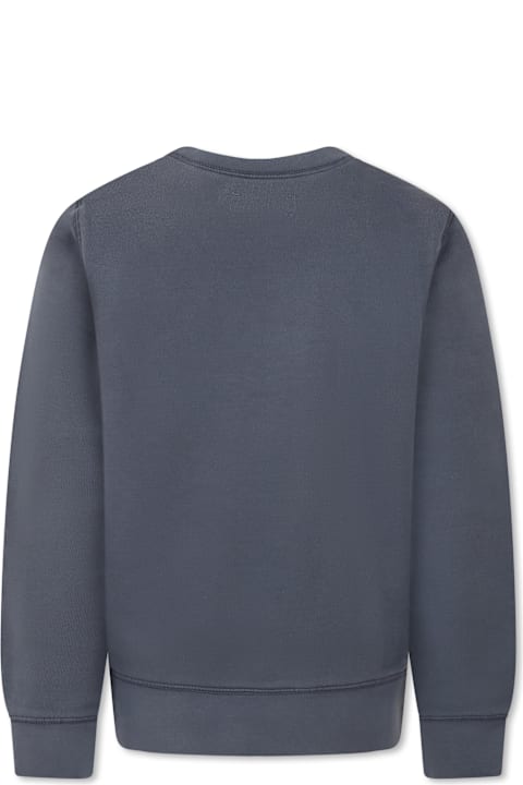 ボーイズ Zadig & Voltaireのニットウェア＆スウェットシャツ Zadig & Voltaire Grey Sweatshirt For Boy With Black Logo