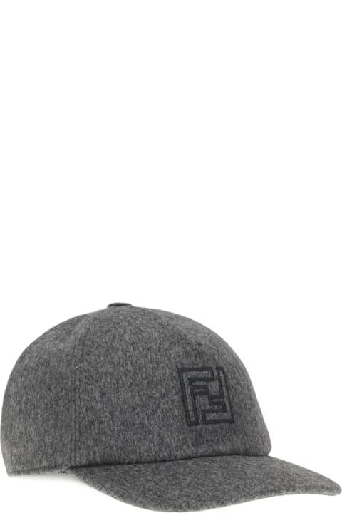 أدوات منزلية Fendi Wool Baseball Hat