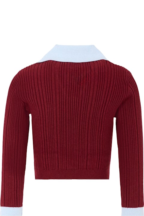 self-portrait for Men self-portrait Burgundy Cardigan For Girl