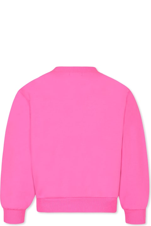 Homeware Billieblush Fuchsia Sweatshirt Pour Fille Avec Writing