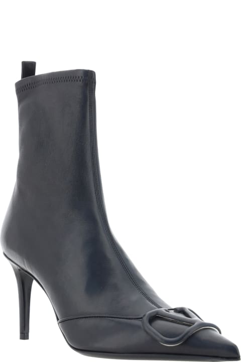 Valentino Garavani Boots for Women Valentino Garavani Vlogo Ankle Boots