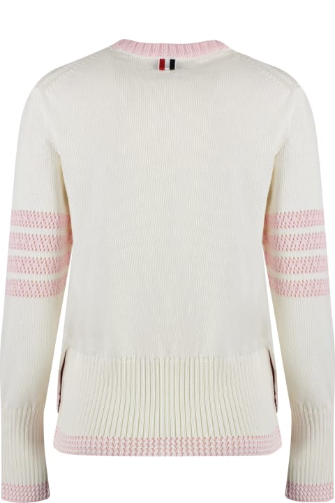 Thom Browne for Women Thom Browne Cotton Crew-neck Sweater