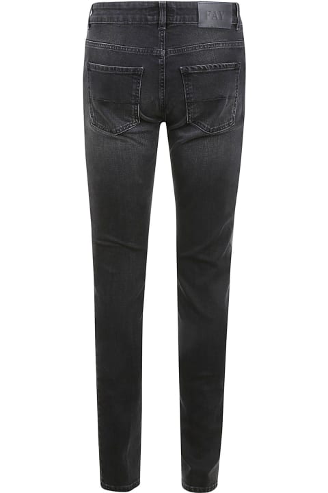 Fay Jeans for Men Fay Stonewashed 5 Pockets Slim Jeans
