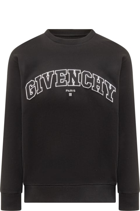 Givenchy Clothing for Men Givenchy College Embroidery Sweatshirt