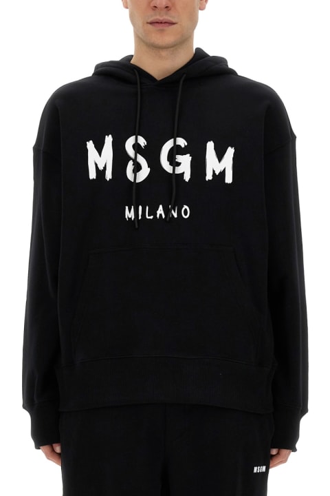 MSGM Fleeces & Tracksuits for Women MSGM Sweatshirt With Brushed Logo