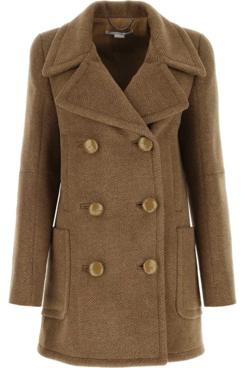 Stella McCartney Coats & Jackets for Women Stella McCartney Brown Wool Coat