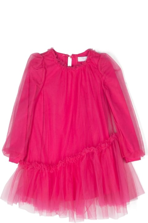 Dresses for Girls Monnalisa Asimmetrico Tulle