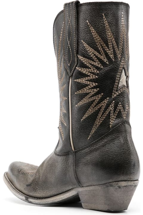 Golden Goose Wish Star Leather Sneakers