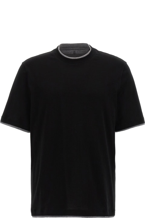 Fashion for Men Brunello Cucinelli Double Hem T-shirt