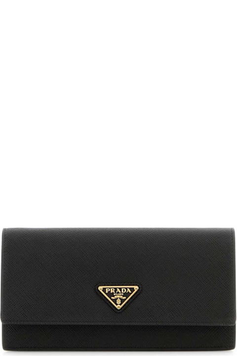 Fashion for Women Prada Black Leather Clutch