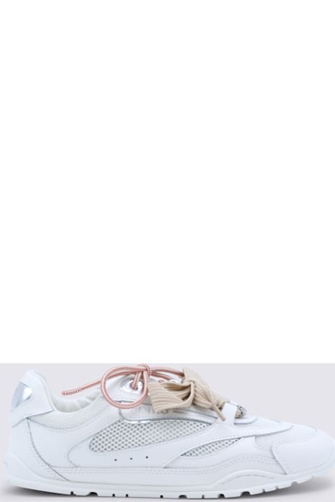 Pinko White Leather Yulia 01 Sneakers