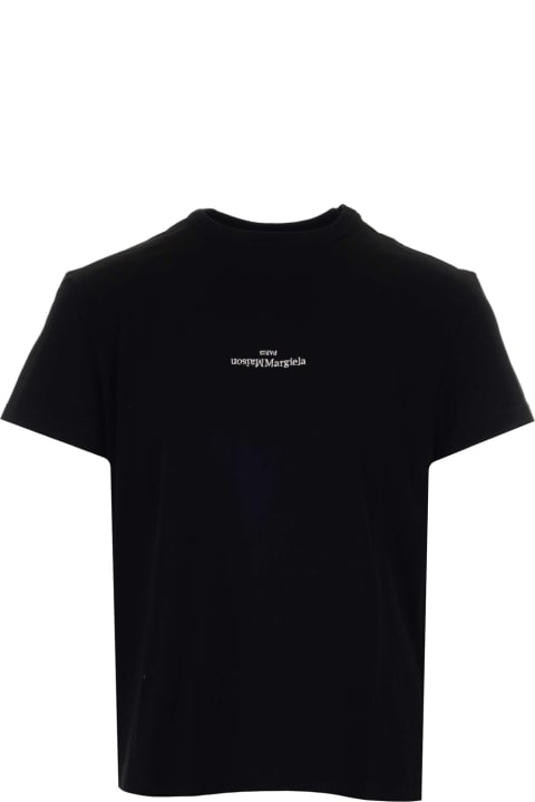 Maison Margiela Topwear for Men Maison Margiela Black T-shirt