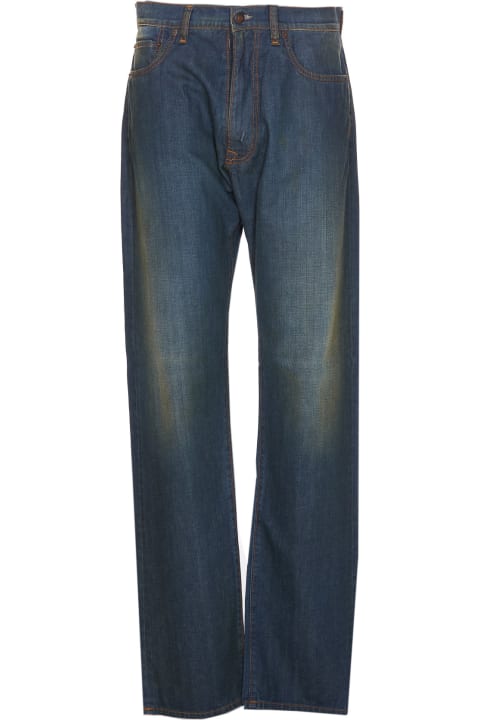 メンズ デニム Maison Margiela Americana Wash Turn-up Jeans